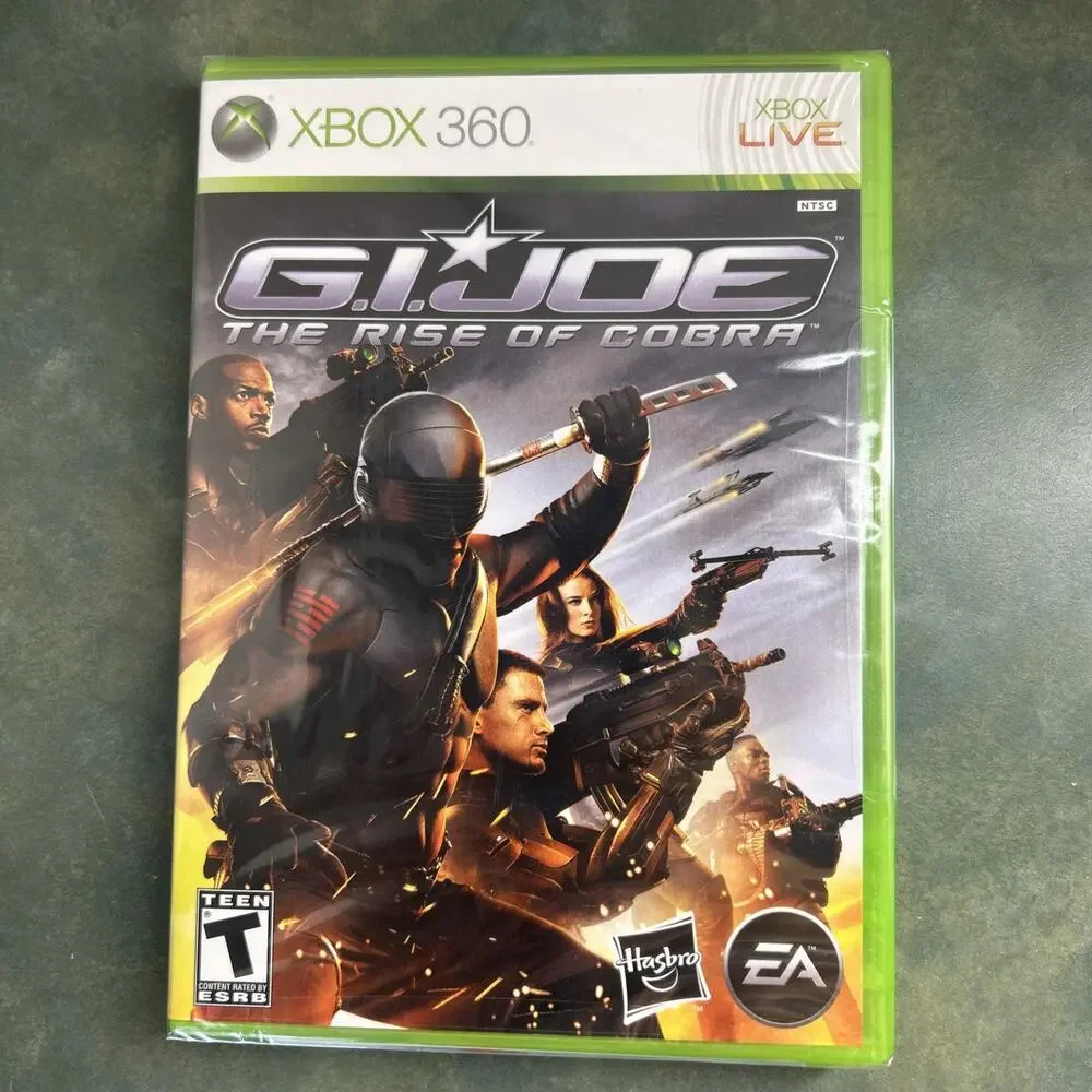 G.I. Joe The Rise of Cobra Xbox 360 New Sealed Original Shrink Wrap READ GI Joe